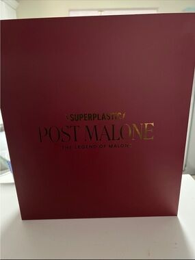 Post Malone Collectible Figure Box - Burgundy